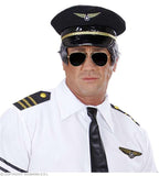 Set Pilote : lunettes,épaulettes, badge