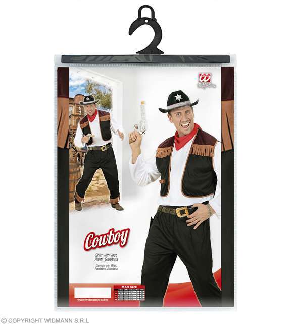 Costume adulte cow-boy Small