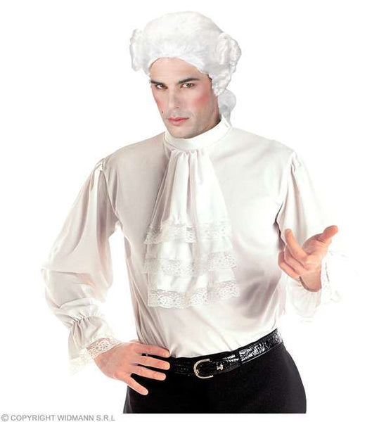 Costume adulte chemise à jabot de vampire Medium