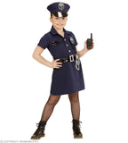Costume enfant fille policière