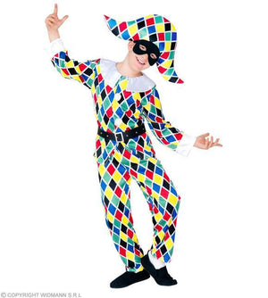 Costume enfant clown arlequin