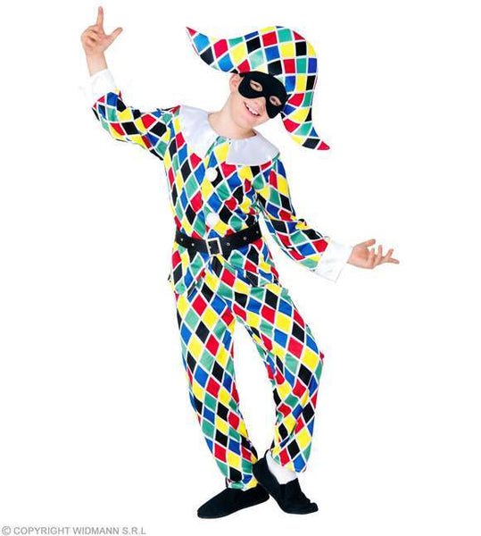 Costume enfant clown arlequin