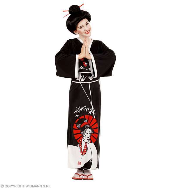 Costume enfant geisha noire