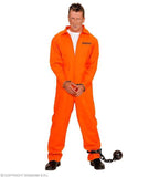 Costume adulte prisonnier orange