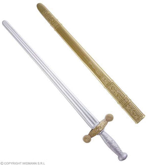 Épée de chevalier avec étui 75 cm