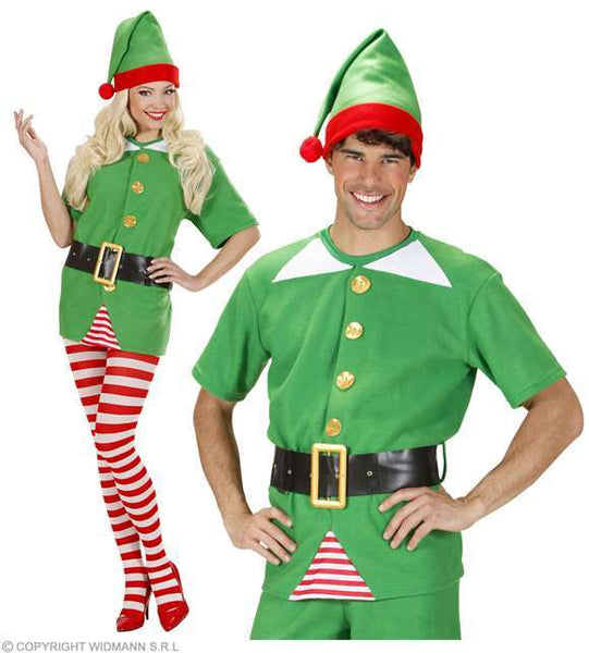 Costume adulte elfe Père Noël