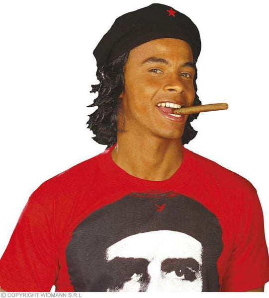 Béret Che Guevara avec cheveux