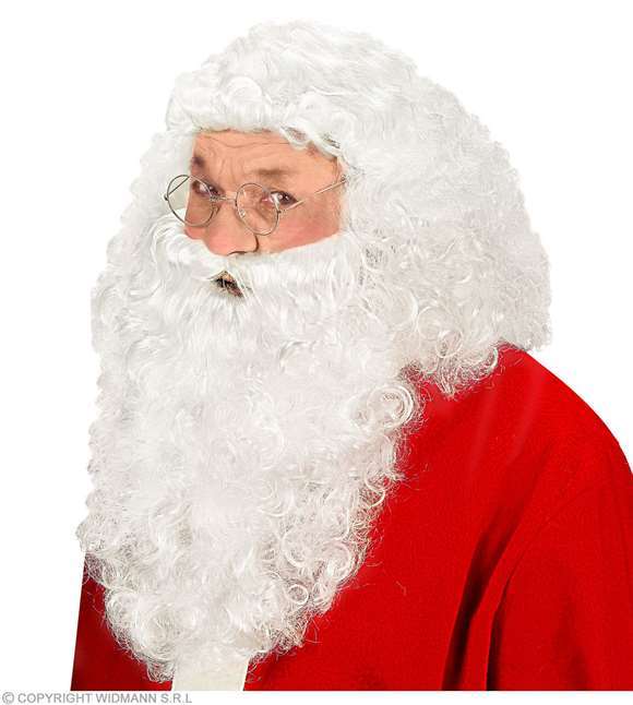 Perruque Père Noël avec barbe